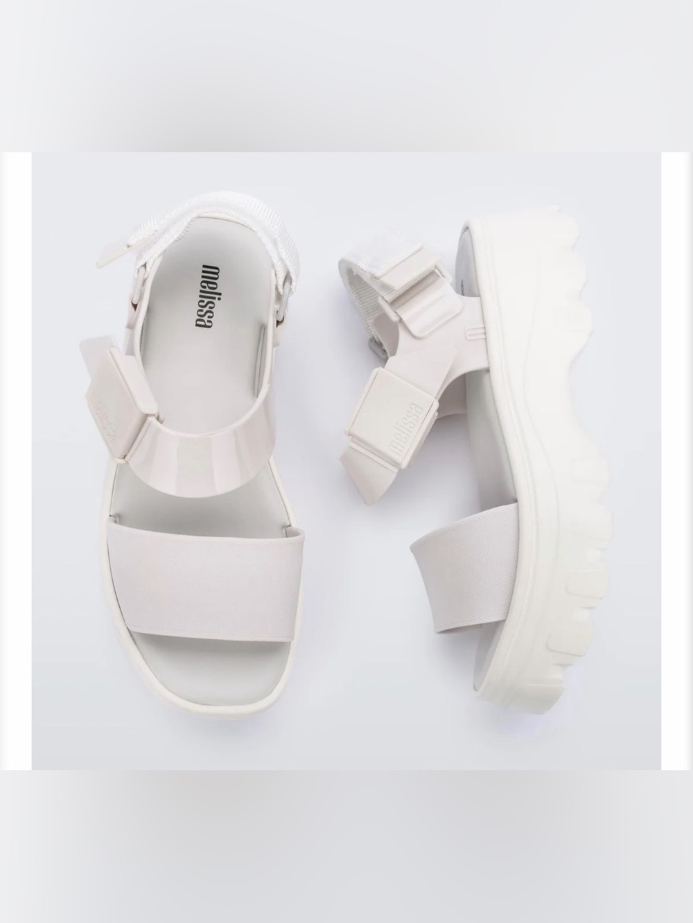 Melissa kick off sandals white